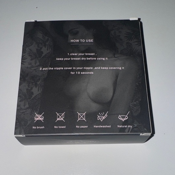 Brown Nipple Covers Pair | Reusable Bra Pads w/ Grip (3”) - Picture 6 of 8